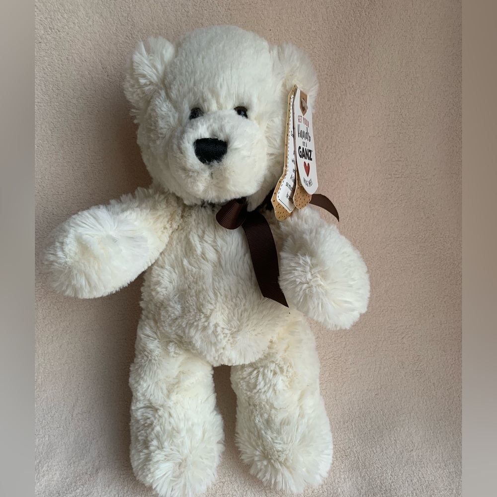 GANZ JEREMY H14135 Plush Bear Stuffed Animal Toy w Tags